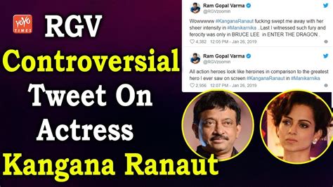 Kangana, who has been vocal in her disapproval of the agitation, in a new interview. RGV Controversial Tweet On Actress Kangana Ranaut ...