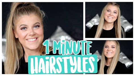 Because my computer and new camera haven't liked each other very much, i've been trying for 2 weeks now to get this is seriously the best hairstyle ever if you are running late. 3 EASY 1 MINUTE HAIRSTYLES | COCO - YouTube