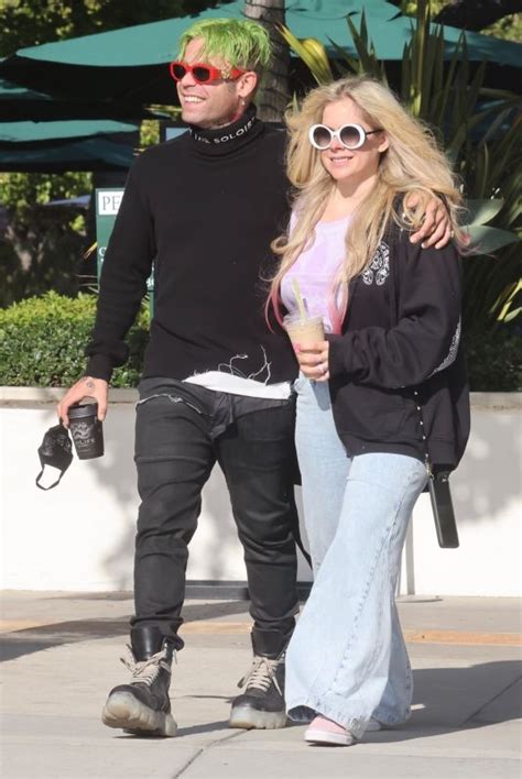 Watch the video to #wearewarriors here: AVRIL LAVIGNE and Mod Sun Out for Coffee in Malibu 05/11 ...