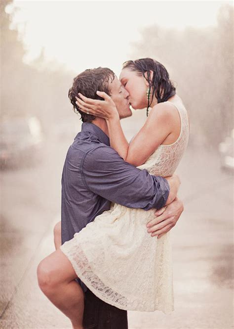 Take a look at the following types of romantic kisses. 35 Most Romantic Couples Photography In Rain