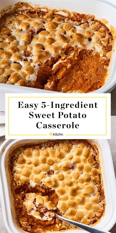 If you're looking for a vegetarian winter warmer that's also really filling, look no further. How To Make the Absolute Easiest 5-Ingredient Sweet Potato Casserole | Recipe | Sweet potato ...