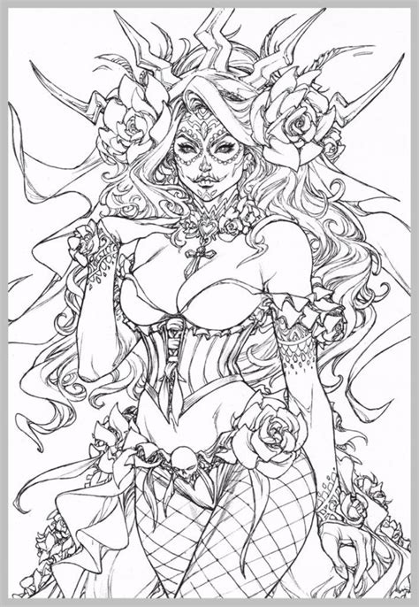 Fairy wings by moms and crafters (you're here!) fairy coloring page by trail of colors. Gothic Fairy Coloring Pages ⋆ coloring.rocks ...