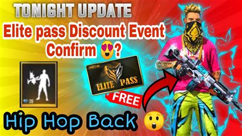 Free fire is the ultimate survival shooter game available on mobile. Tonight Update 🤔 | elite pass discount event kab aayega ...