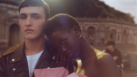 In the campaign, adut wears a pink valentino frock while anwar adds some edge rocking a biker jacket. Adut Akech and Anwar Hadid Star In Valentino Beauty's New ...