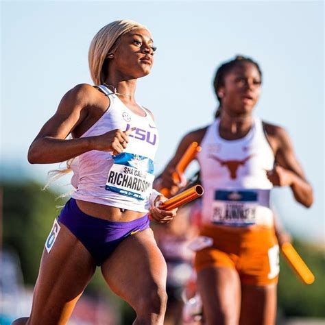 Racing the 100 meters for the first time since a drug test kept her out of the tokyo olympics, richardson lost to a field that included all. Sha'Carri Richardson | Female sprinter, Black girl fitness ...