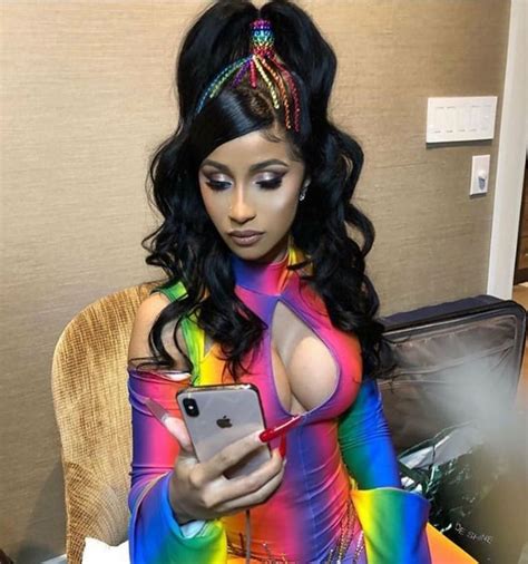 Cardi b's pigtail hairstyle has us singing spice up your life. Cardi b photos image by Modeline on Cardi B | Cardi b ...