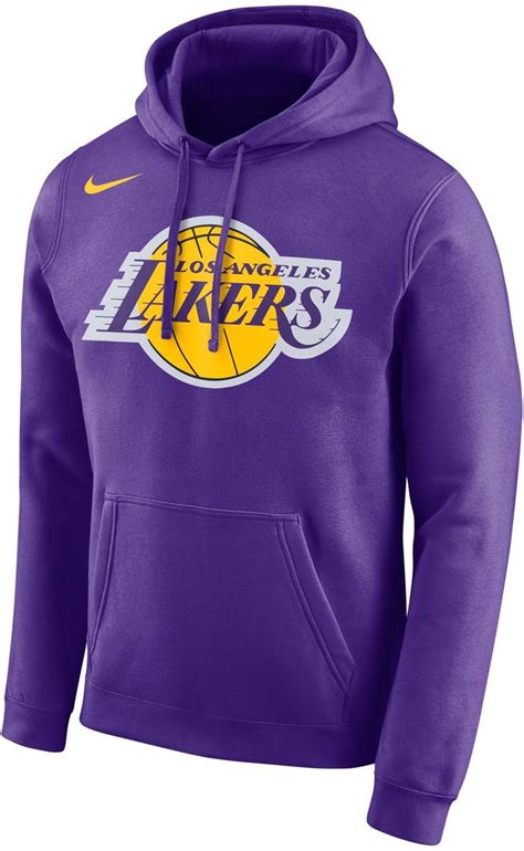 Made from softly brushed fabric, it's warm, relaxed and wears well under a jacket. Nike Men's Los Angeles Lakers Pullover Hoodie, Size: Small ...