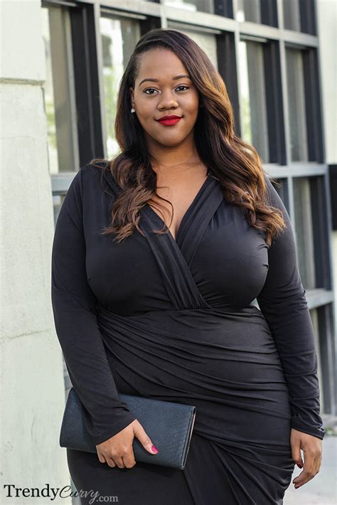 Beautiful busty black bbw oils up her amazing big tits. LBD - Trendy CurvyTrendy Curvy