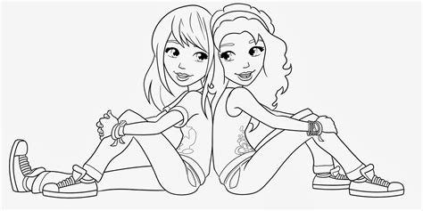 Lego friends printable free coloring pages are a fun way for kids of all ages to develop creativity, focus, motor skills and color recognition. Lego Friends Coloring Pages to download and print for free