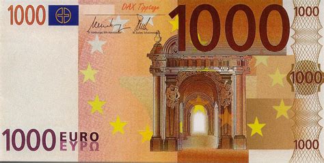 Interessante informationen rund um den euro. Gibt es einen 1000 € Schein? (Geld, 1000euro)