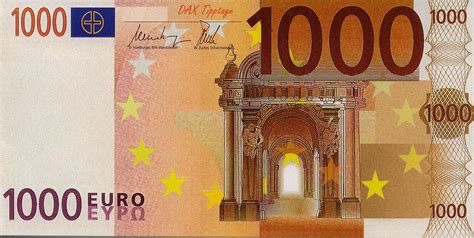 Setzen sie ihr gesicht auf einen geldschein und begeistern sie mit dem falschgeld ihre freunde! Gibt es einen 1000 € Schein? (Geld, 1000euro)