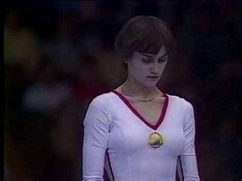 Born november 12, 1961) is a former romanian gymnast, winner of three gold medals at the 1976 summer olympics in montreal and the first gymnast to be awarded a perfect score of 10 in an olympic gymnastics event. Nadia Comaneci - 1980 Moscow Compulsory BB (10.00) - YouTube