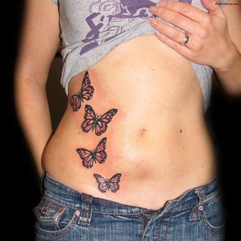 These tattoos make use of several artistic styles to create images that are high quality. I really want butterflies tattooed on my stomach flying ...