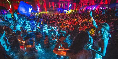 Introducing the grand budapest bath party. Budapest bath party rager ancient thermal spa