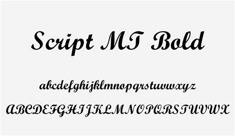 You will use this font for writing an awesome textual. Script MT Bold font - Script MT Bold font download