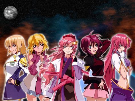 See more of mobile suit gundam seed destiny 機動戦士ガンダムseed destiny on facebook. from left - Cagalli, Stella, Clyne, Luna, Mia - Gundam SEED Destiny | ガンダムseed ...