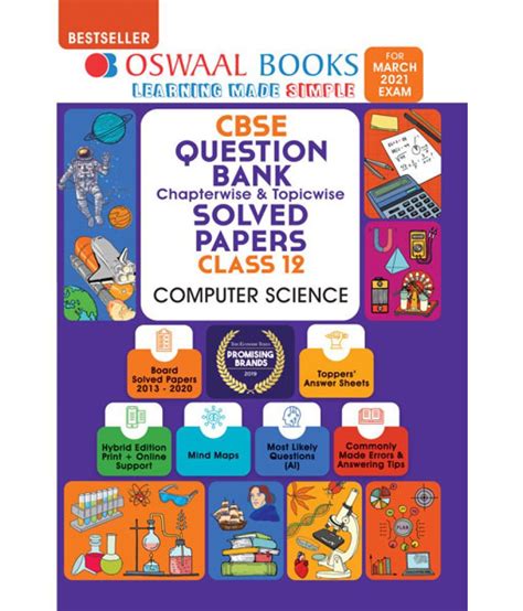 Central board of secondary education (cbse) changes class 12 computer science syllabus from time. Oswaal CBSE Question Bank Class 12 Computer Science Book ...