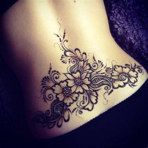 Lower tattoos are one of the sexiest tattoos for females. #cutebacktattoos | Lower Back Tattoos 2019 | Cute Back ...