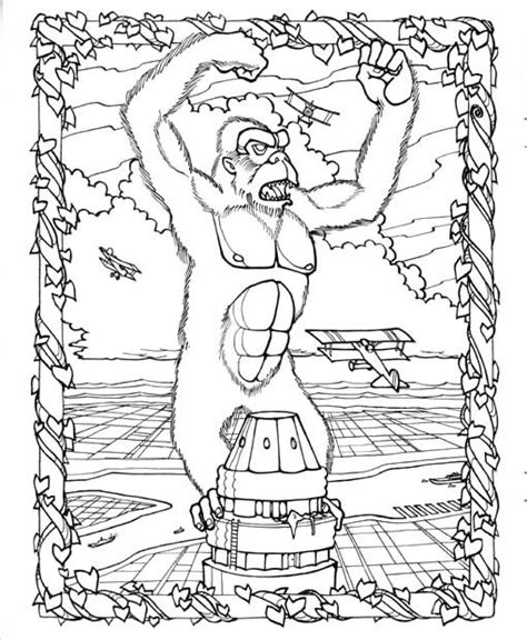 Printable donkey kong coloring pages. King Kong #79163 (Supervillains) - Printable coloring pages