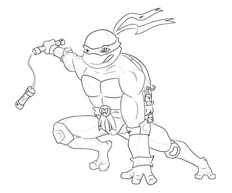 Feel free to print and color from the best 39+ tmnt michelangelo coloring pages at getcolorings.com. Classic Ninja Turtle Coloring Pages - Coloring Home