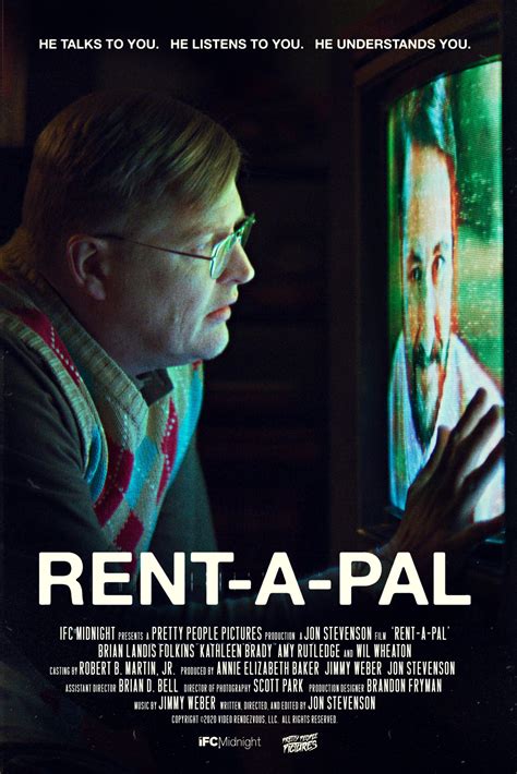 Opening in theaters and vod july 24directed by: Rent-A-Pal - Film 2020 - Scary-Movies.de