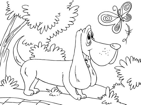 Silhouette dog hunting logo vector. Coloring Page hunting dog - free printable coloring pages ...