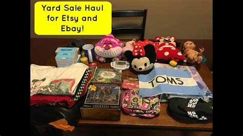 Once you are at the top, you gain momentum and it's downhill. Yard Sale Haul to Sell on Etsy and Ebay June 11th 2016 ...