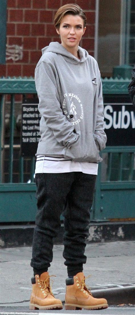 Australian model and actress ruby rose is best known for her roles in 'orange is the new black,' 'john wick: Ruby Rose rocks her tomboy style on a break from filming ...