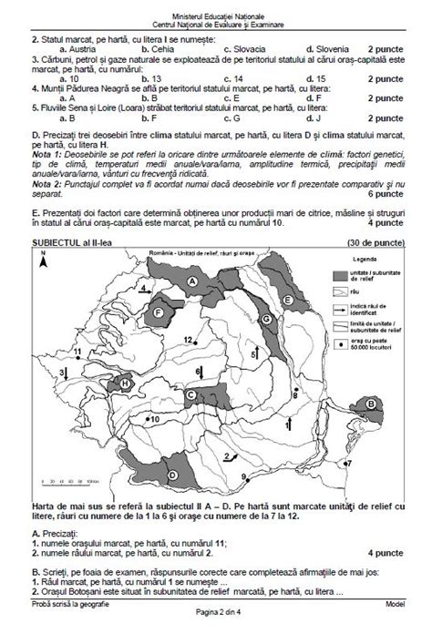 Odată cu publicarea acestor modele de subiecte. Variante Bac Geografie 2020 Rezolvate