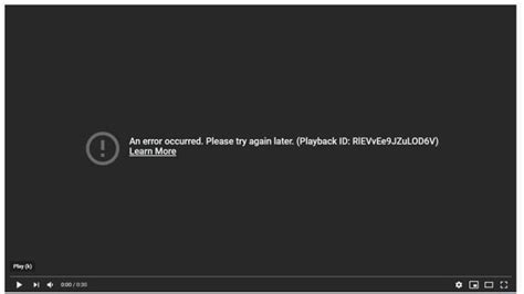 When i try to play youtube hd videos tonight i get a message that says, an error occurred, please try again later. i was able to play these same videos last night, but tonight they won't work. Microsoft is investigating Microsoft Edge YouTube playback ...