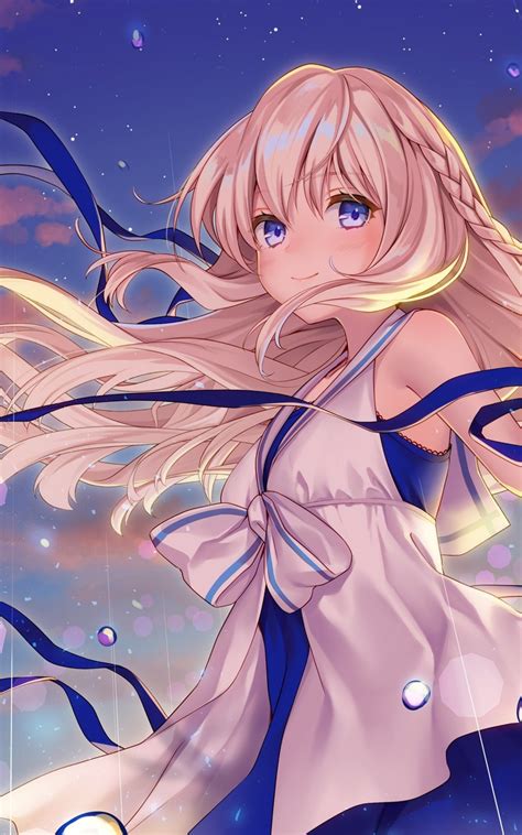 Search, discover and share your favorite blonde hair anime gifs. Download 1600x2560 Anime Girl, Blonde, Long Hair, Dress ...