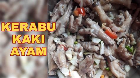 Resipi kriket ini memasak kari untuk mereka yang makan banyak dengan resipi memasak cob api cabai lemak. CARA BUAT KERABU KAKI AYAM..#resepi#resepimudah# ...