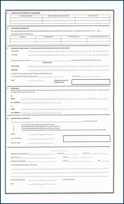 You can check out article passport renewal process nri in india as shared by our readers. Passport Renewal Forms Child Trinidad - Form : Resume Examples #BpV5Wj0l91