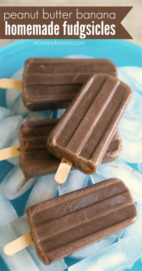 Many big name nut butters include oils and sweeteners that are not paleo. Homemade Peanut Butter Banana Fudgsicles