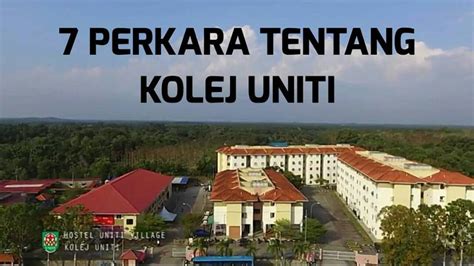 Berikut dikongsikan senarai kolej di bawah kementerian kesihatan malaysia yang meliputi institut latihan kkm berikut. 7 PERKARA YANG PERLU ANDA TAHU TENTANG KOLEJ UNITI ...