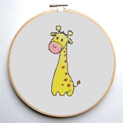 Rose cross stitch pdf pattern cath kidston style instant digital download. Cross stitch pattern PDF Cute giraffe Instant Download ...