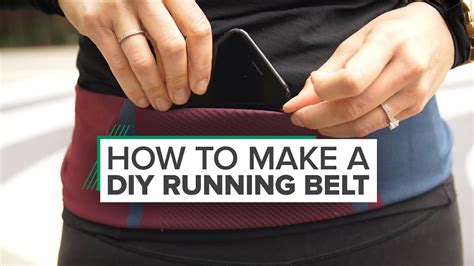 Diy running belt | cómo hacer cinturón running. How to make a DIY running belt - YouTube