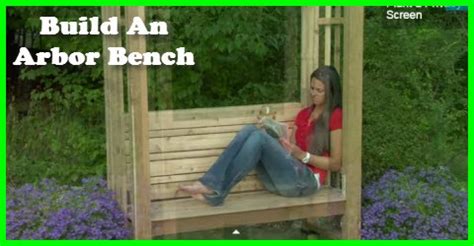 Add a pretty architectural element to your garden with a diy arbor that doubles as a trellis for climbing vines. Build A Cedar Arbor Bench For Your Yard - Gotta Go Do It ...