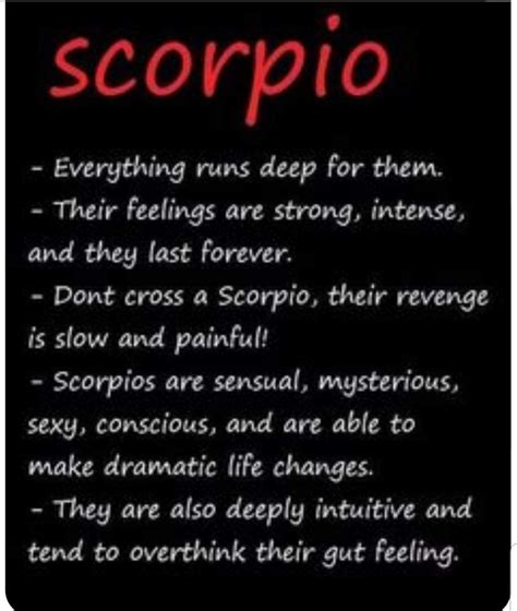 Your cancer ascendant (or rising sign) reveals the ways in which you present yourself to others, as well as the ways in which you immediately respond to the world around you. Pin by Michelle on Scorpio | Scorpio traits, Scorpio ...