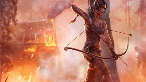 Brunettes video games Tomb Raider Lara Croft crossbows wallpaper ...