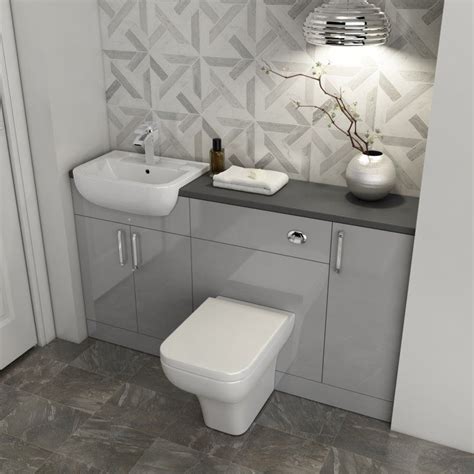 We offer several grey finishes including light grey, stone grey and dust grey to complement all our ranges in both matt and gloss finishes. Oliver 1500 Fitted Furniture Set in 2020 | Fitted bathroom ...