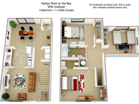 East campus floor plan | east campus room. 1, 2, & 3 Bedroom Apartments in Boston MA | Harbor Point ...