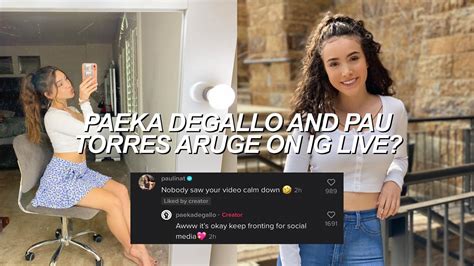 Career stats (appearances, goals, cards) and transfer history. PAEKA DEGALLO AND PAU TORRES ARUGE ON IG LIVE? - YouTube