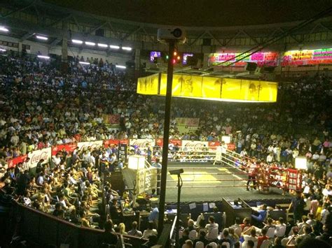 Stadium seats, bleacher seats, whatever you want to call them: Rajadamnern Stadium Bangkok. The place to come for an ...