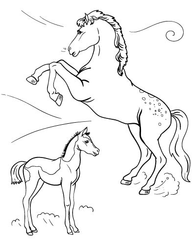 Download our free rocking horse coloring pages tags Free Horse Coloring Page | Horse coloring, Horse coloring ...