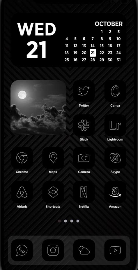 Black and white app icons ($14). Black Edition App Icons Bundle for iPhone iOS 14 Minimal ...