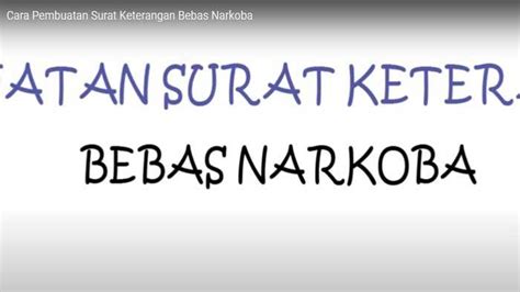 Surat keterangan saksi utuk melamar kerja. Cara dan Syarat Pembuatan Surat Keterangan Bebas Narkoba ...