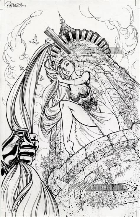 Adult coloring pages are a fun way for kids of all ages to develop creativity, focus, motor skills and color recognition. smurfland: Calendario J. Scott Campbell 2014