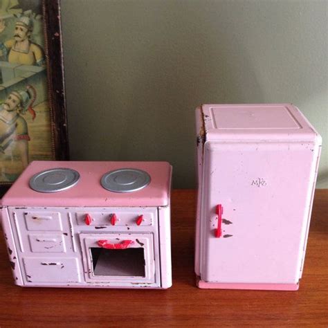 Check spelling or type a new query. Vintage Pink Litho Toy Metal Kitchen Set - made in germany ...