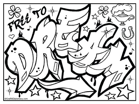 Download and print these graffiti to print coloring pages for free. Grafitti Coloring Pages - Coloring Home